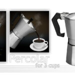170170100 Percolator RVS 3 kopjes