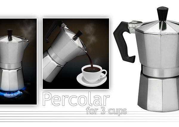 170170100 Percolator RVS 3 kopjes