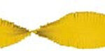 400505 Crepeguirlande 24 meter geel brandvertragend