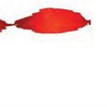 400513 Crepeguirlande 24 meter rood brandvertragend