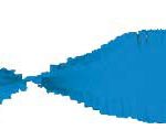 400535 Crepeguirlande 24 meter licht blauw