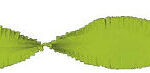 400543 Crepeguirlande 24 meter licht groen