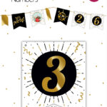 405113 Festive numbers nr 3 3 stuks