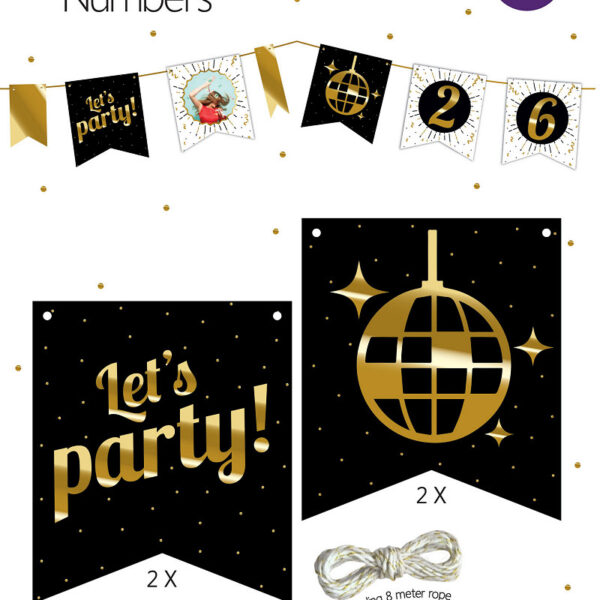405123 Festive numbers Starter kit Let's Party