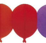 405469 Guirlande 6mtr. balloons 5 stuks