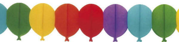 405469 Guirlande 6mtr. balloons 5 stuks