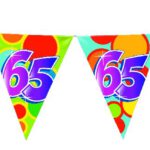 405519 Vlaggenlijn 10 meter 65 jaar 5 stuks