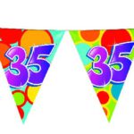 405536 Vlaggenlijn 10 meter 35 jaar 5 stuks