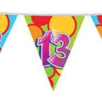 405547 Vlaggenlijn 10 meter 13 jaar 5 stuks