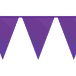 405631 Vlaggenlijn 10 meter paars 5 stuks