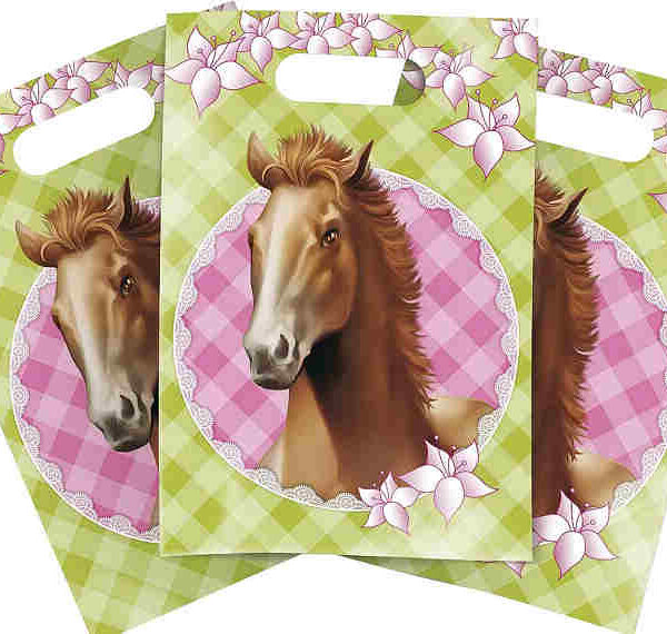436430 Partybags 6 stuks paarden 5 sets
