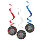 439032 Hangdecoratie geslaagd! 5 stuks