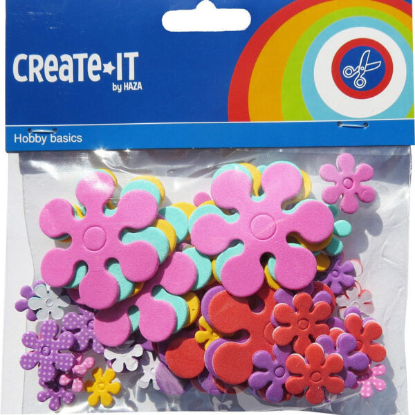 192301 Create-It Foam bloemen 70 stuks