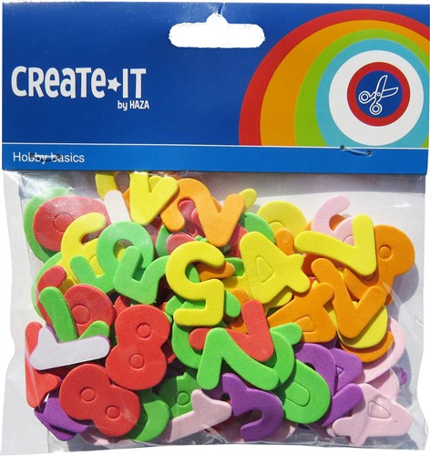 192303 Create-It Foam cijfers 100 stuks