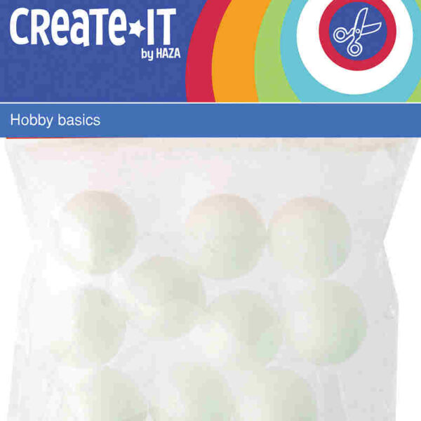 192331 Create-It polystyreen bollen klein 10 stuks