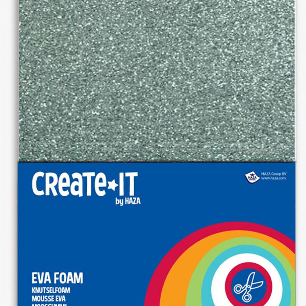 192398 Create-It Foam glitter 4 vel A4