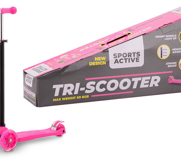 20266 Sports Active Tri-scooter roze/zwart
