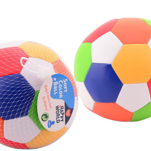 22271 Happy World zachte bal multi color 15 cm