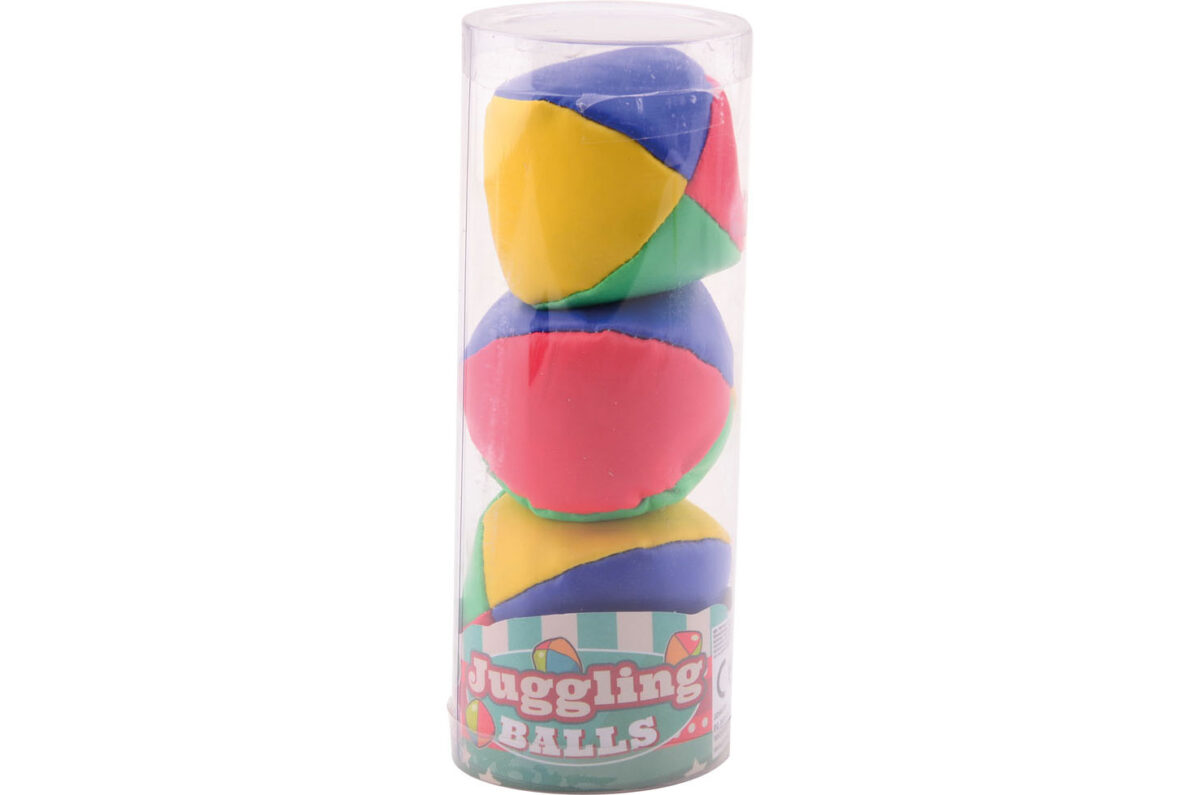 24258 Funtoy Jongleerballen 3 stuks in tube