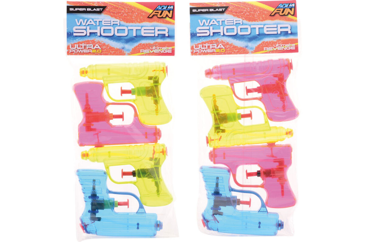 26038 Aqua Fun waterpistool 4-pack shooter +/- 11cm