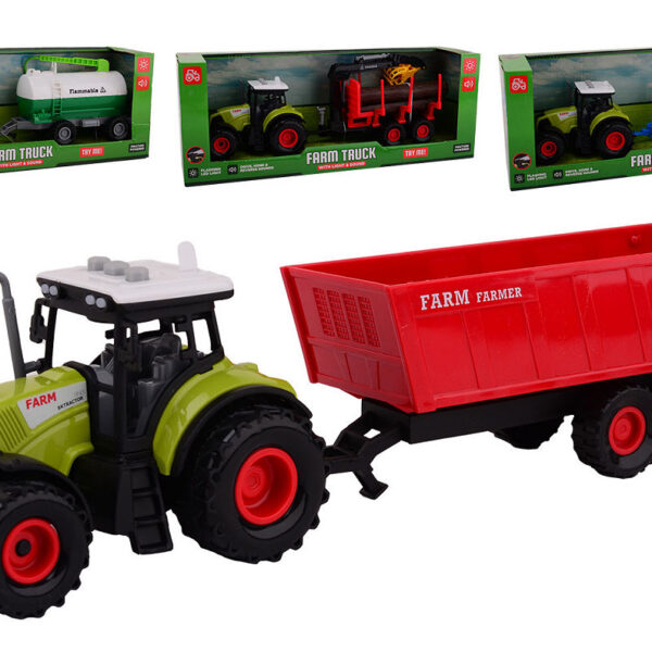 26112 Junior Farming tractor speelset met frictie licht en geluid
