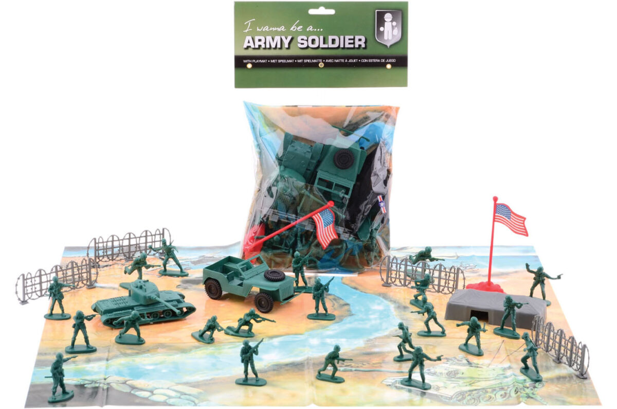26439 Army forces speelset met speelmat