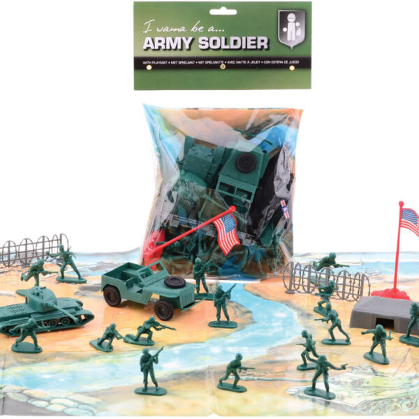 26439 Army forces speelset met speelmat