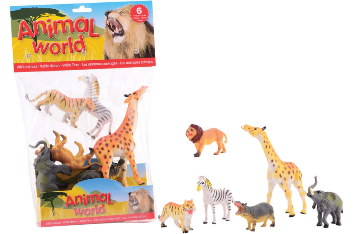 26780 Animal World wilde dieren 6 in zak