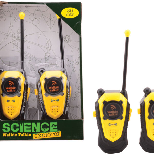 26945 Science Explorer walkie talkie bereik +/- 80 mtr.