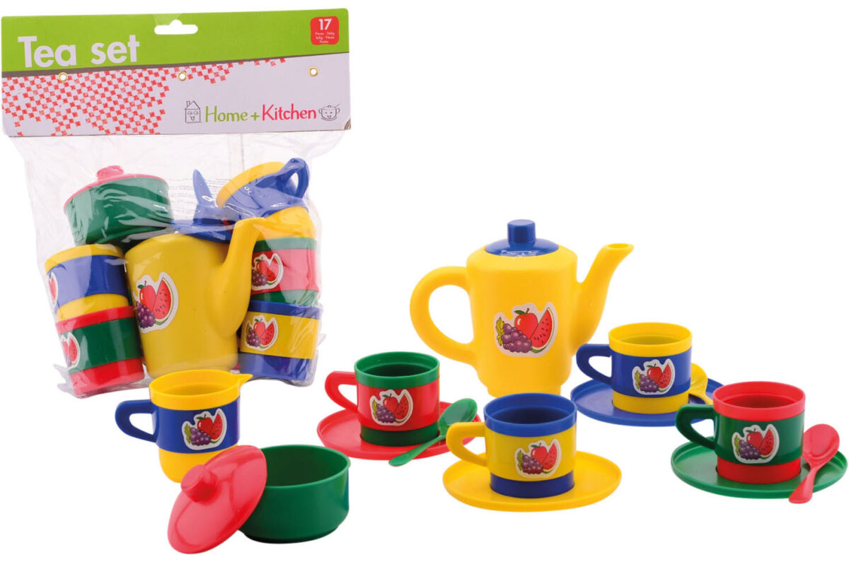 27491 Home and Kitchen thee set 17-delig in zak