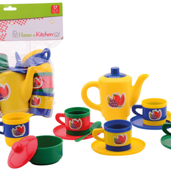 27491 Home and Kitchen thee set 17-delig in zak