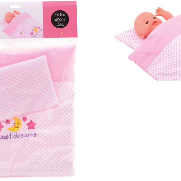 27537 Baby Rose Poppendeken en kussenset