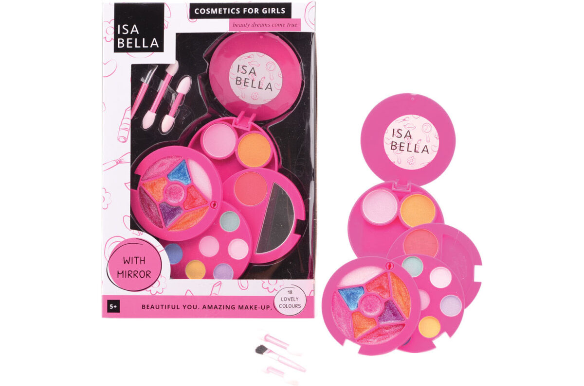 27599 Isabella make-up set in ronde doos