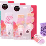 27635 Baby Rose poppensokken en schoenen op kaart 4 ass