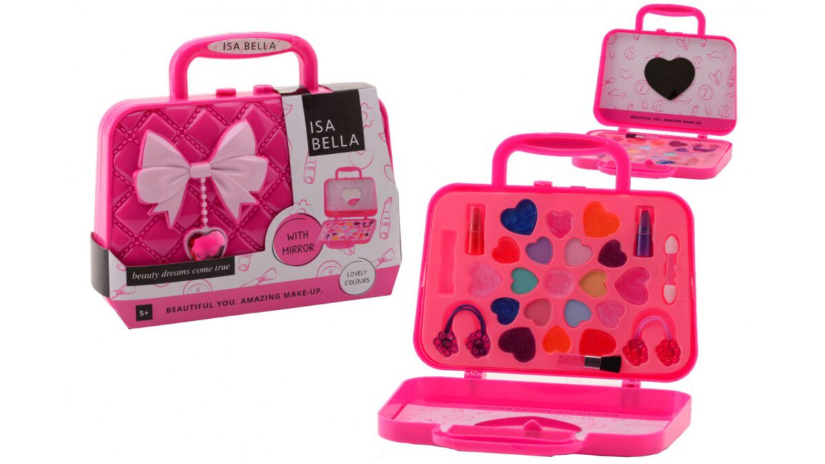 27645 Isabella make-up koffer met spiegel 25-delig