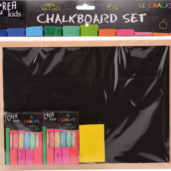 28166 Crea Kids krijtbord 29x21cm met acc.