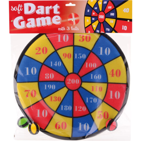 29142 Klitteband dartspel met 3 ballen +/- 36 cm