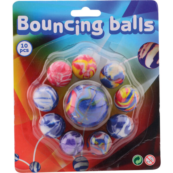 29442 Fun toy 10 stuiterballen op kaart