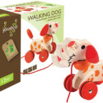 80046 Joueco - Houten kwispel hondje