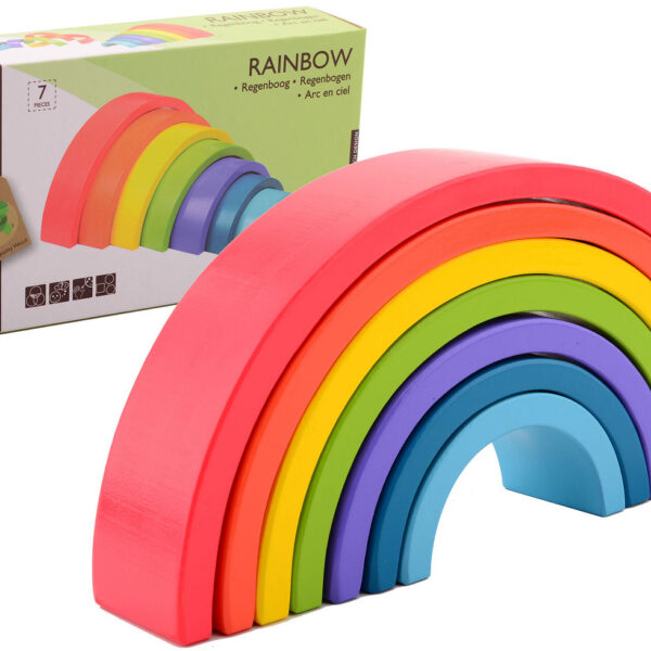 80081 Joueco - Regenboog 7-delig