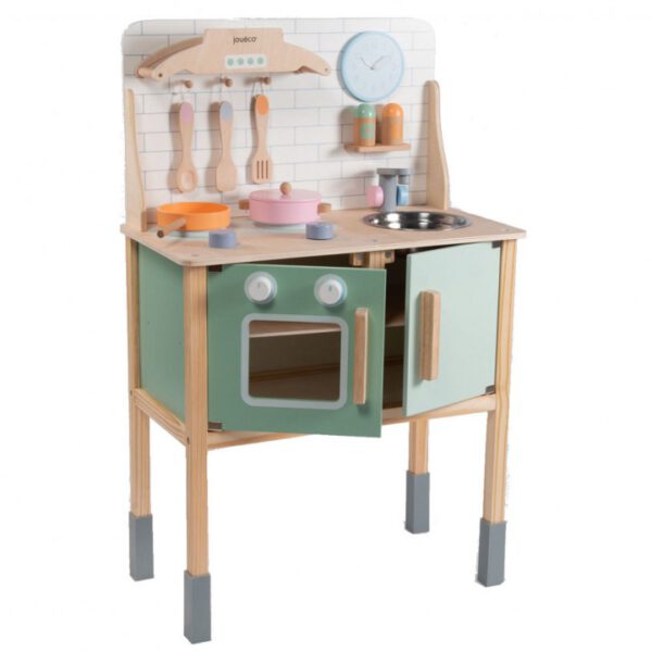 80103 Joueco - Houten keuken met accessoires