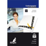 K-7800966 Carbonpapier A4 21x31cm 10 vel zwart