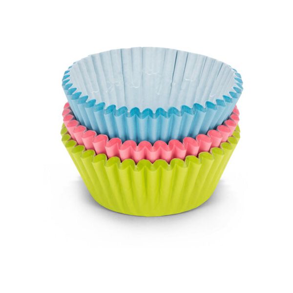 0001728 Patisse cakevormpjes 3-kleuren 90st 5cm