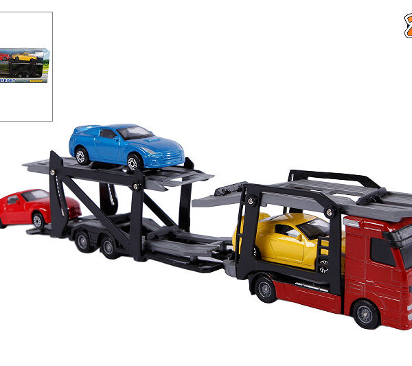 541756 2-Play Die Cast/Plastic Autotransporter incl autos