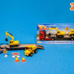 541757 2-Play Die Cast/Plastic dieplader met constructievoertuigen