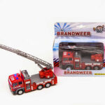 510125 Kids Globe Brandweer Die-Cast ladderwagen l/g
