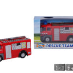 510153 2-Play Brandweer Die Cast pull back met L/G