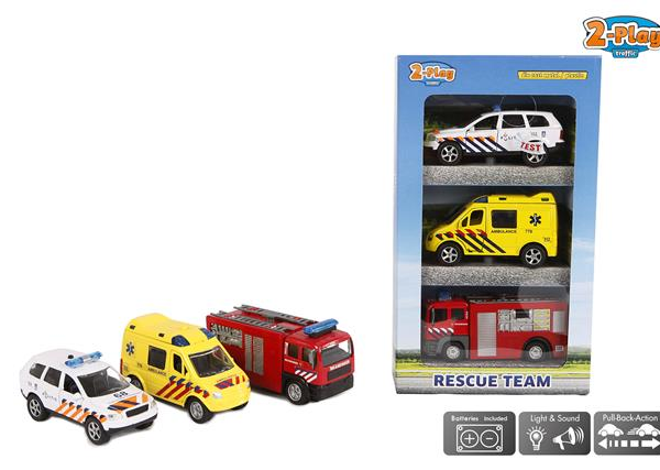 510155 2-Play Die-Cast Giftset 112 voertuigen 3 stuks