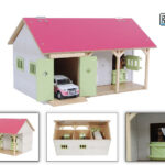 610245 Kids Globe Paardenstal schaal 1:32 34x22x19cm