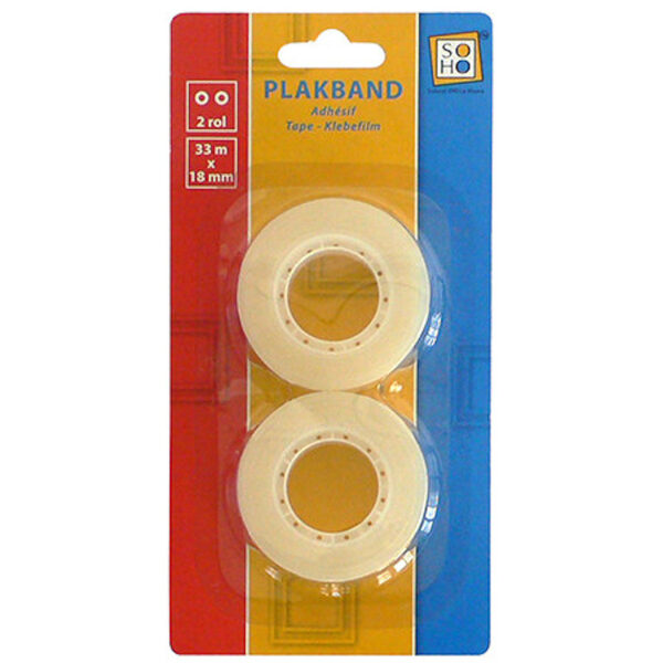 3884 SOHO Tape 18mmx33m 2 rollen